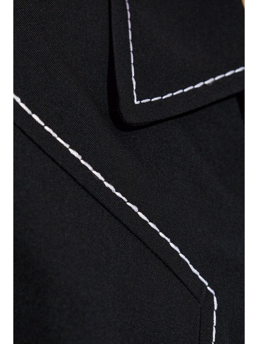 topstitched wool jacket - 5