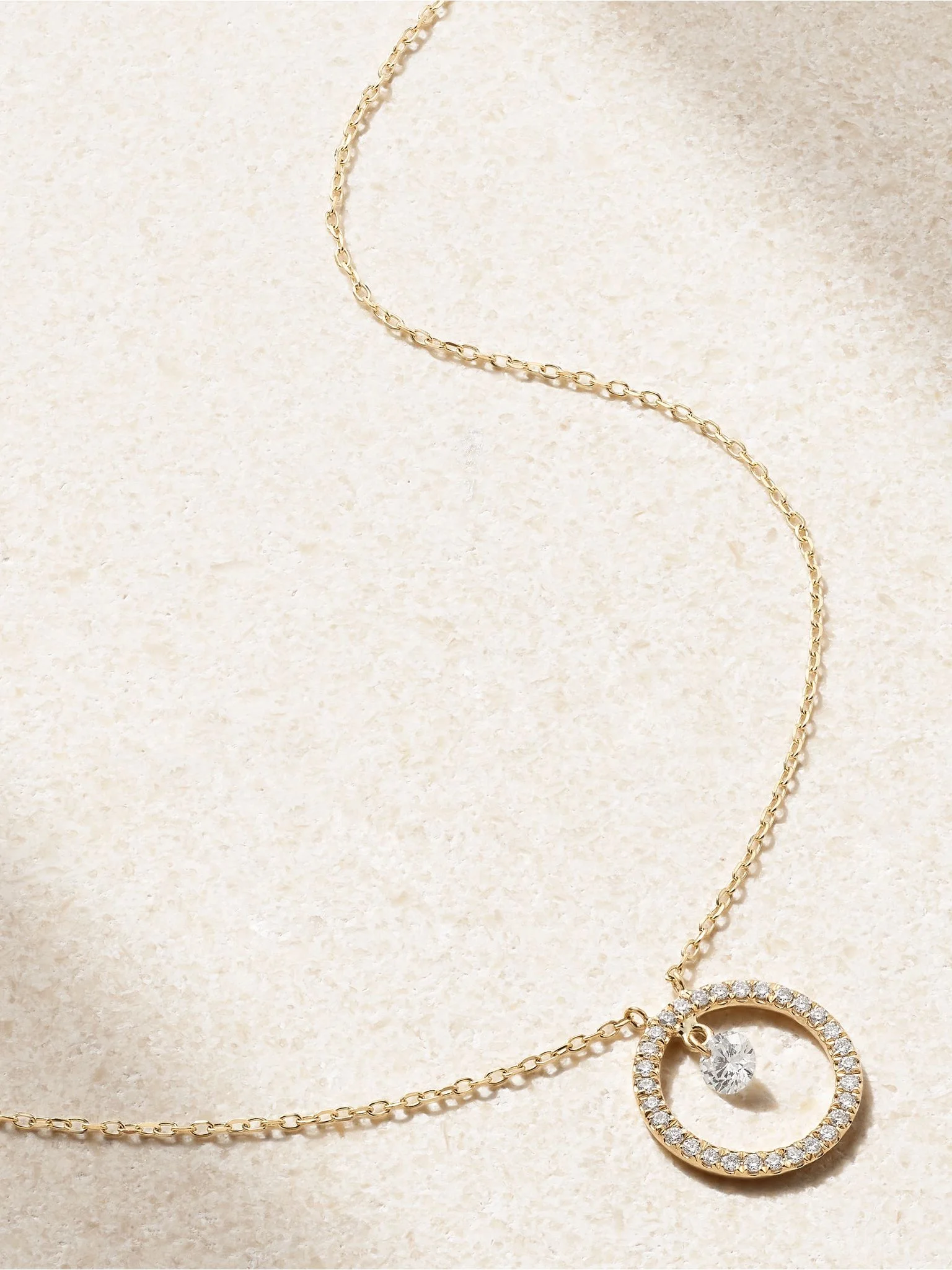 Comic Strip 18-karat gold diamond necklace Gold - 1
