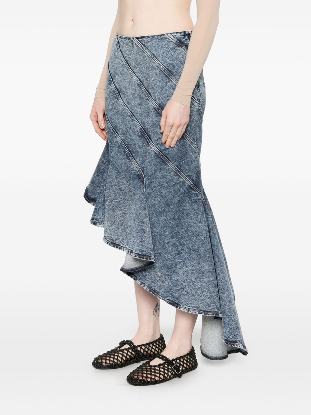 Spiral midi skirt - 3