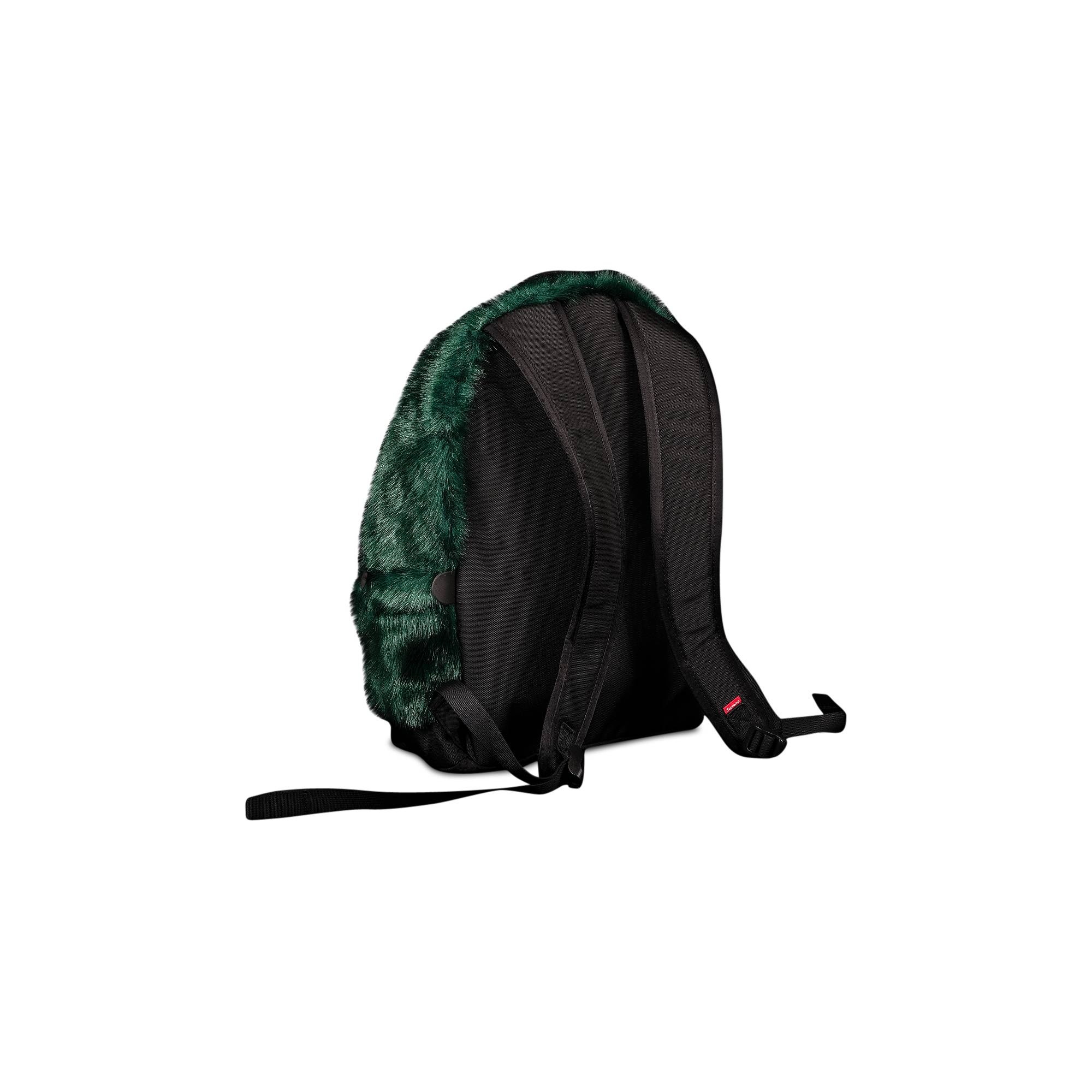 Supreme Supreme x The North Face Faux Fur Backpack 'Green' | REVERSIBLE