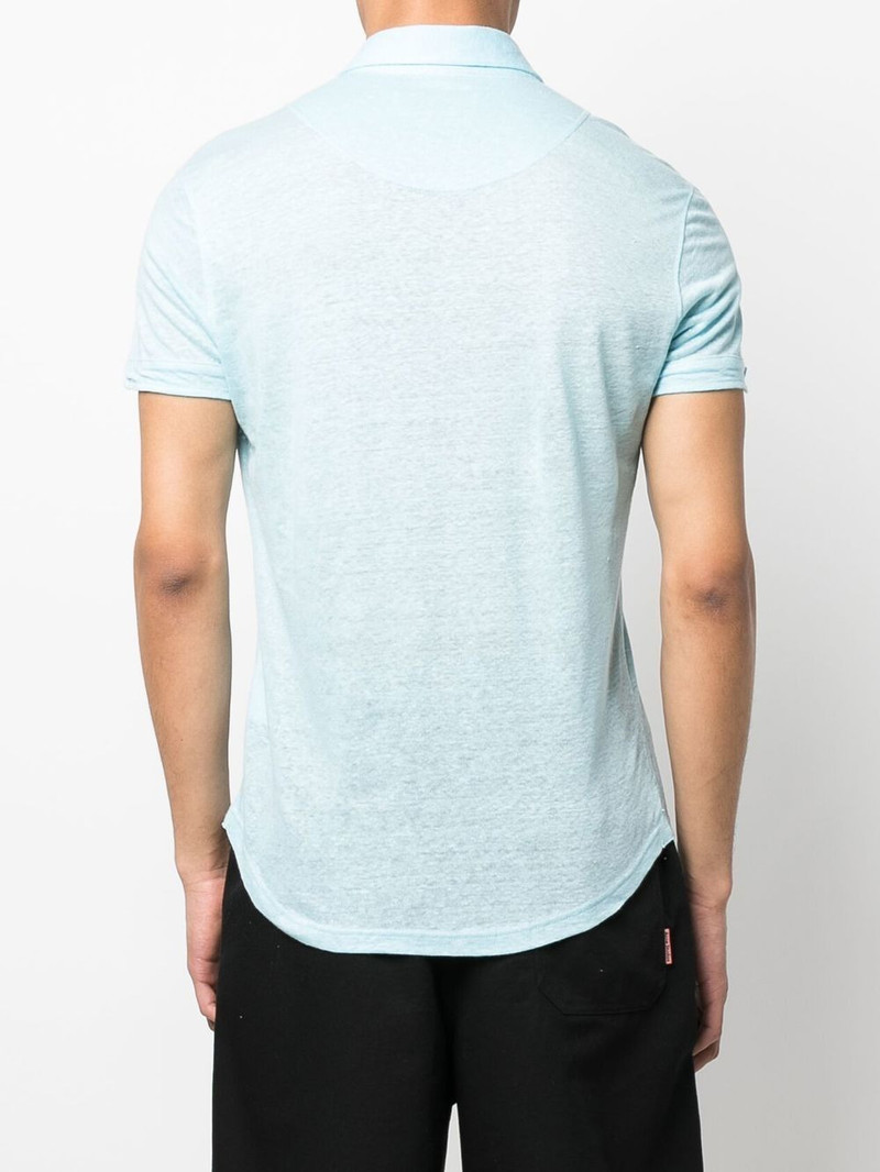 button-placket detail polo shirt 4