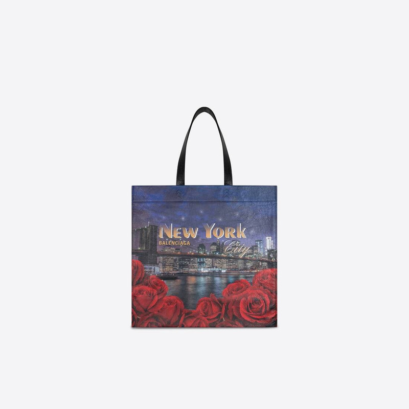 Men's Shopper Medium Shoulder Tote Bag in New York 1
