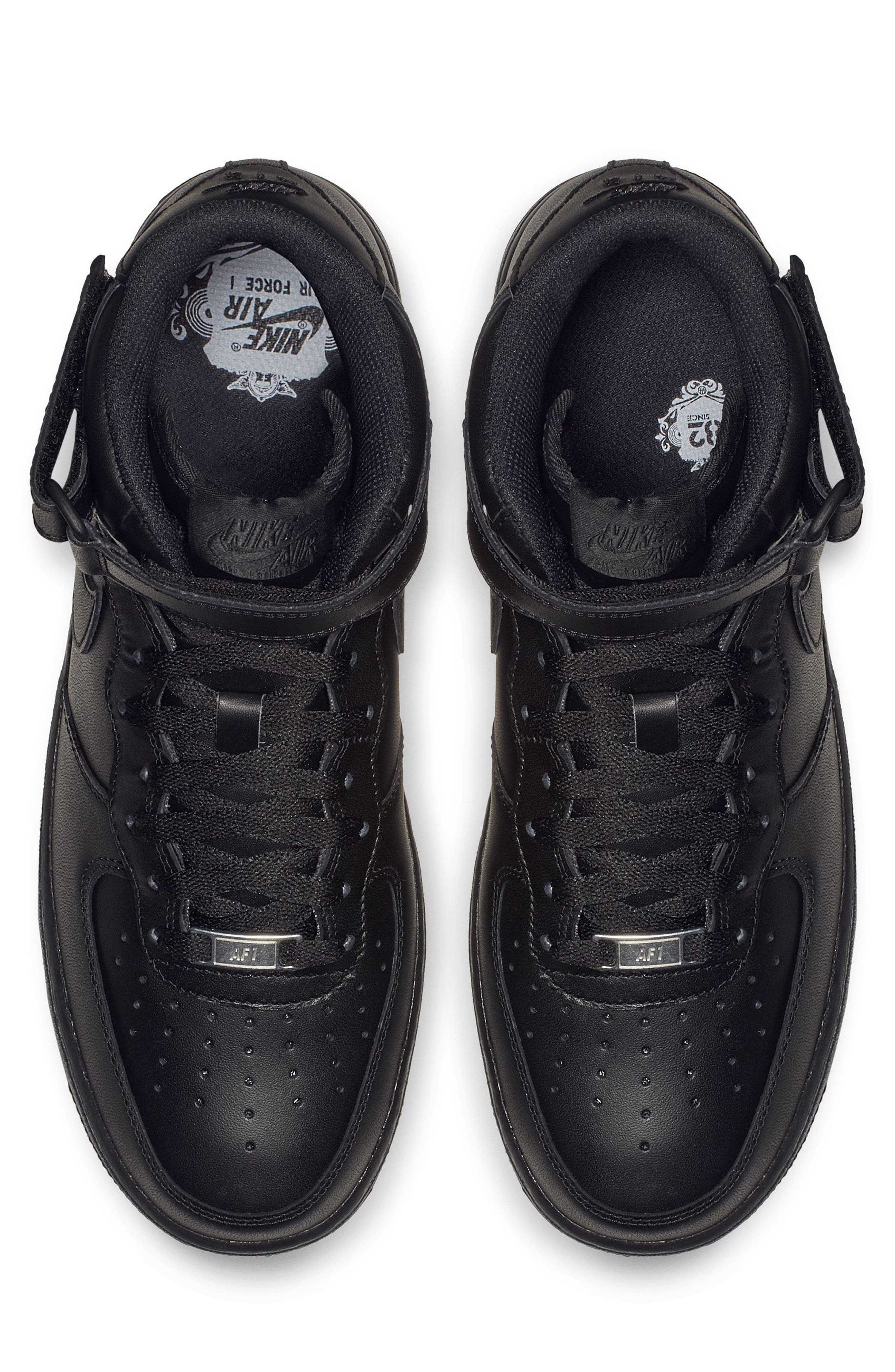 Nike Air Force 1 Mid '07 Sneaker in Black/Black at Nordstrom - 3