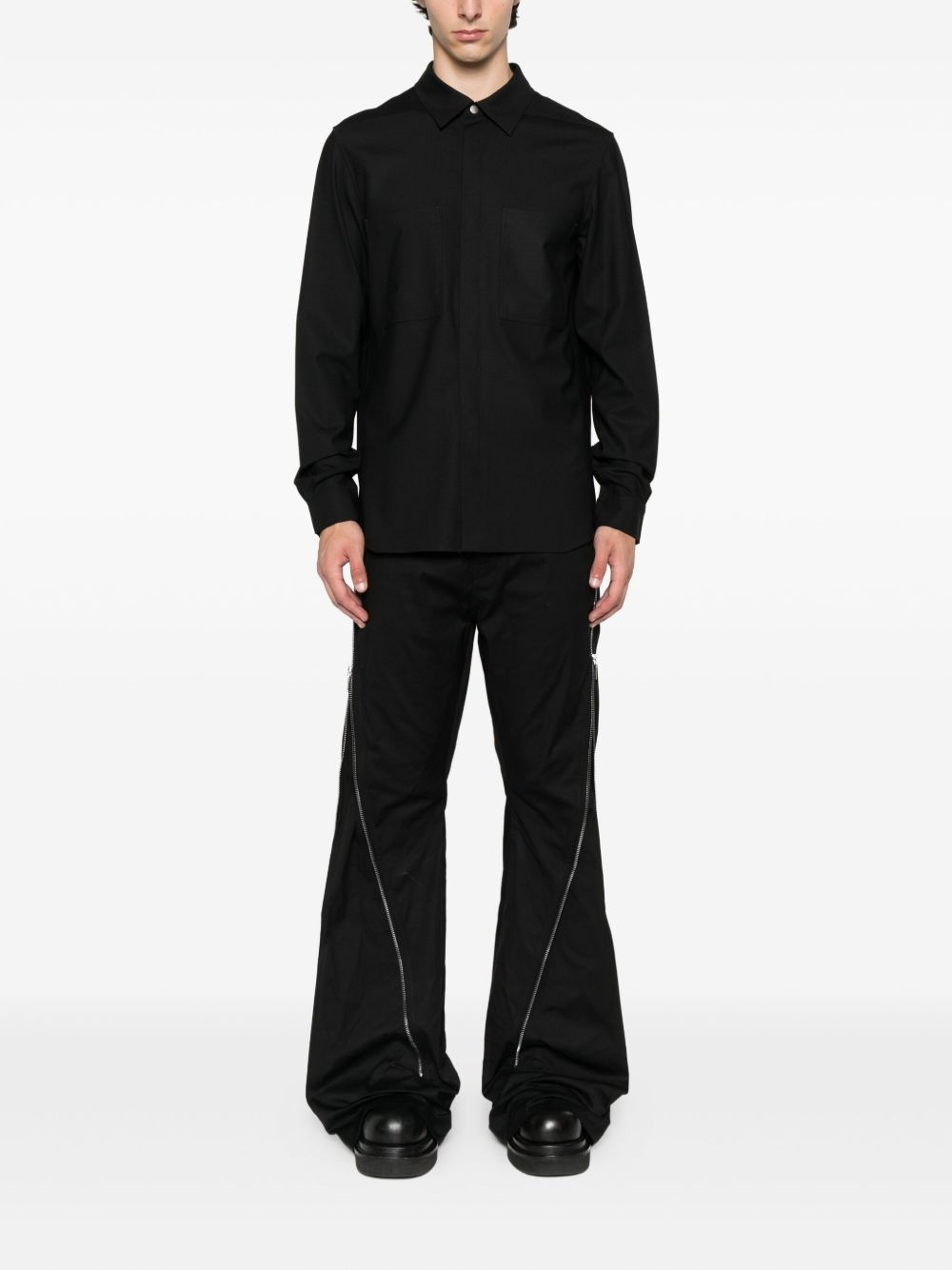double-pocket long-sleeve shirt - 2