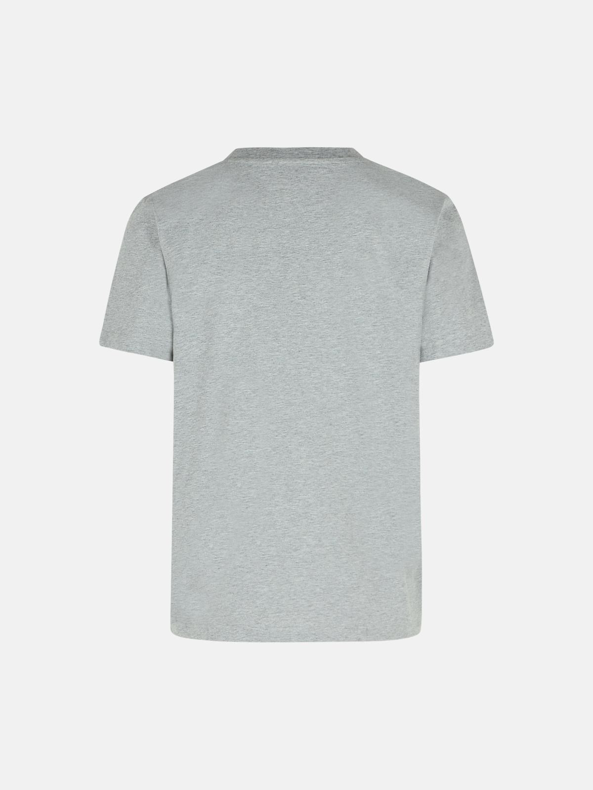 GRAY COTTON T-SHIRT - 3