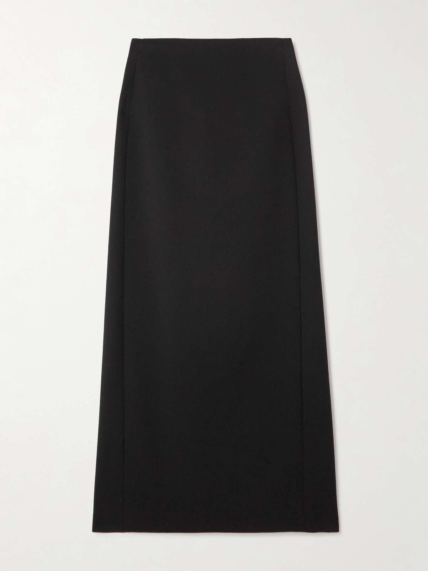 Grain de poudre wool maxi skirt Black - 1