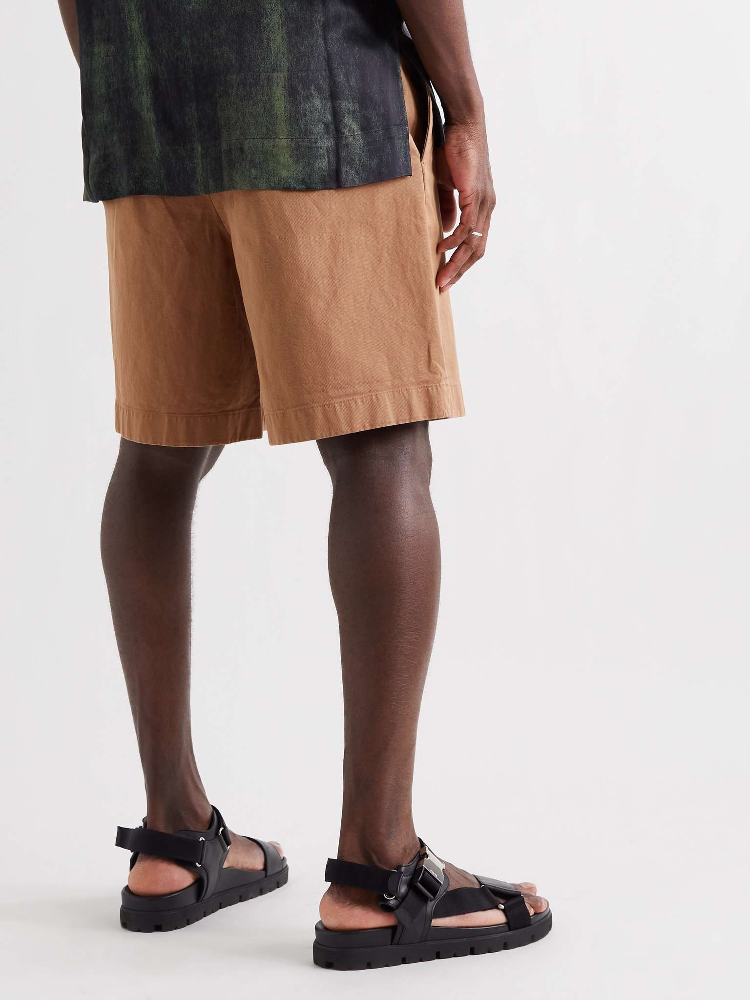 Cotton-Blend Twill Shorts - 4