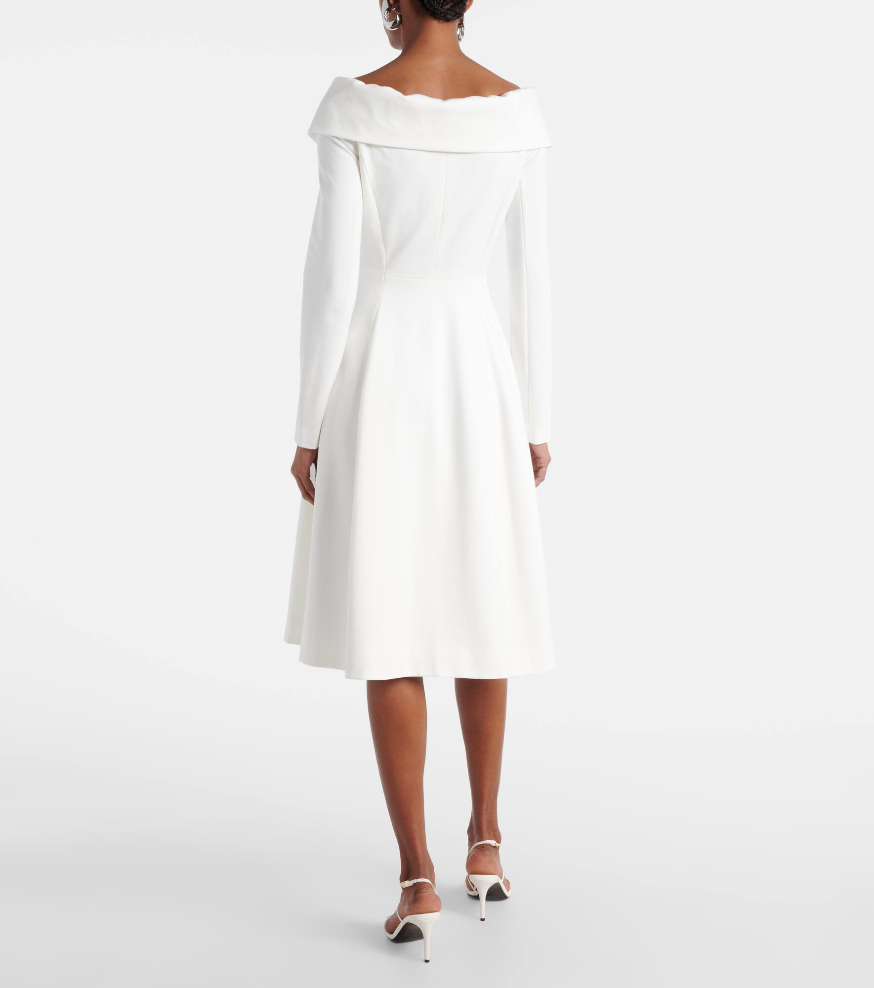 Pleated blazer dress - 3