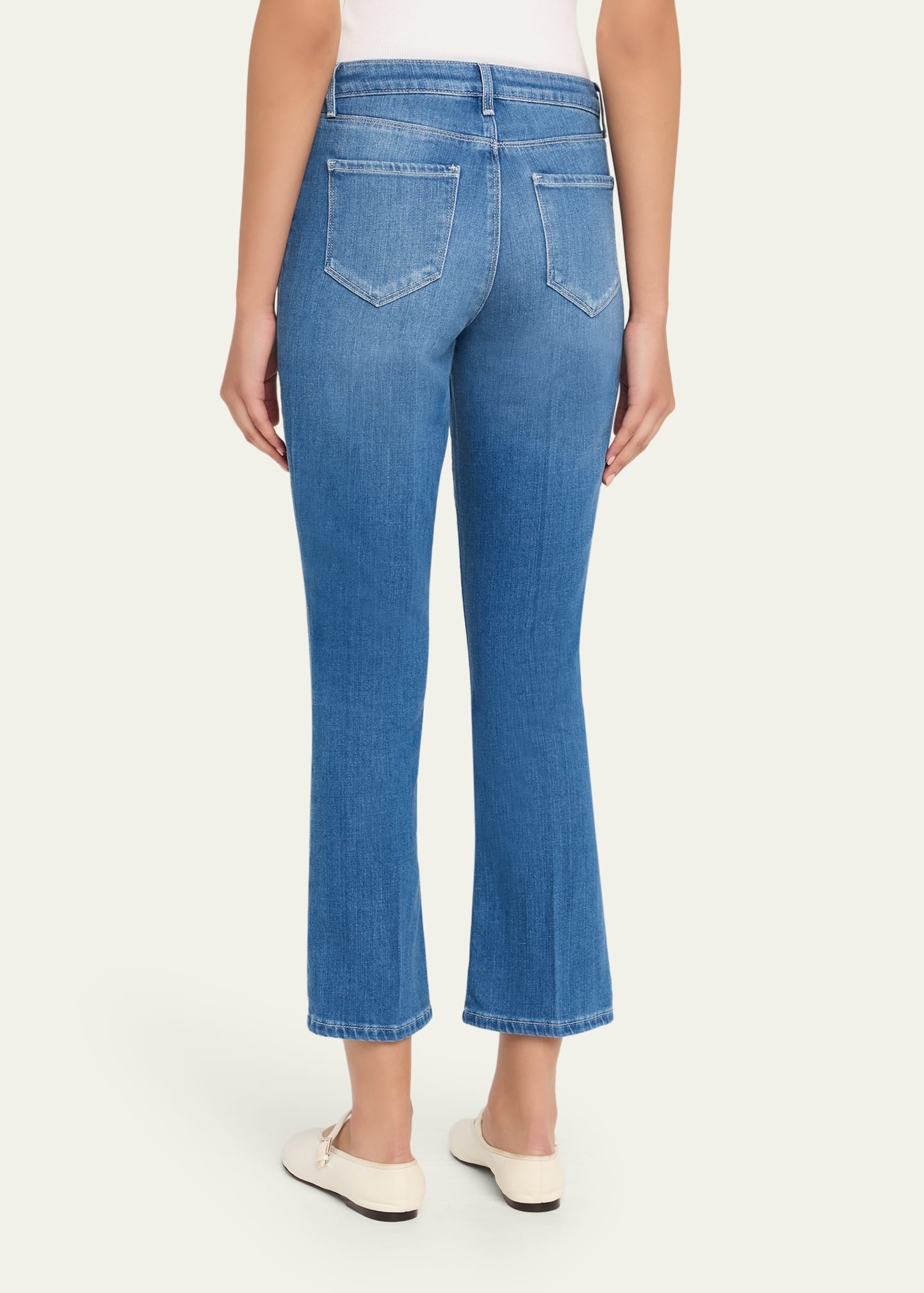 Tati High-Rise Crop Micro Bootcut Jeans - 3