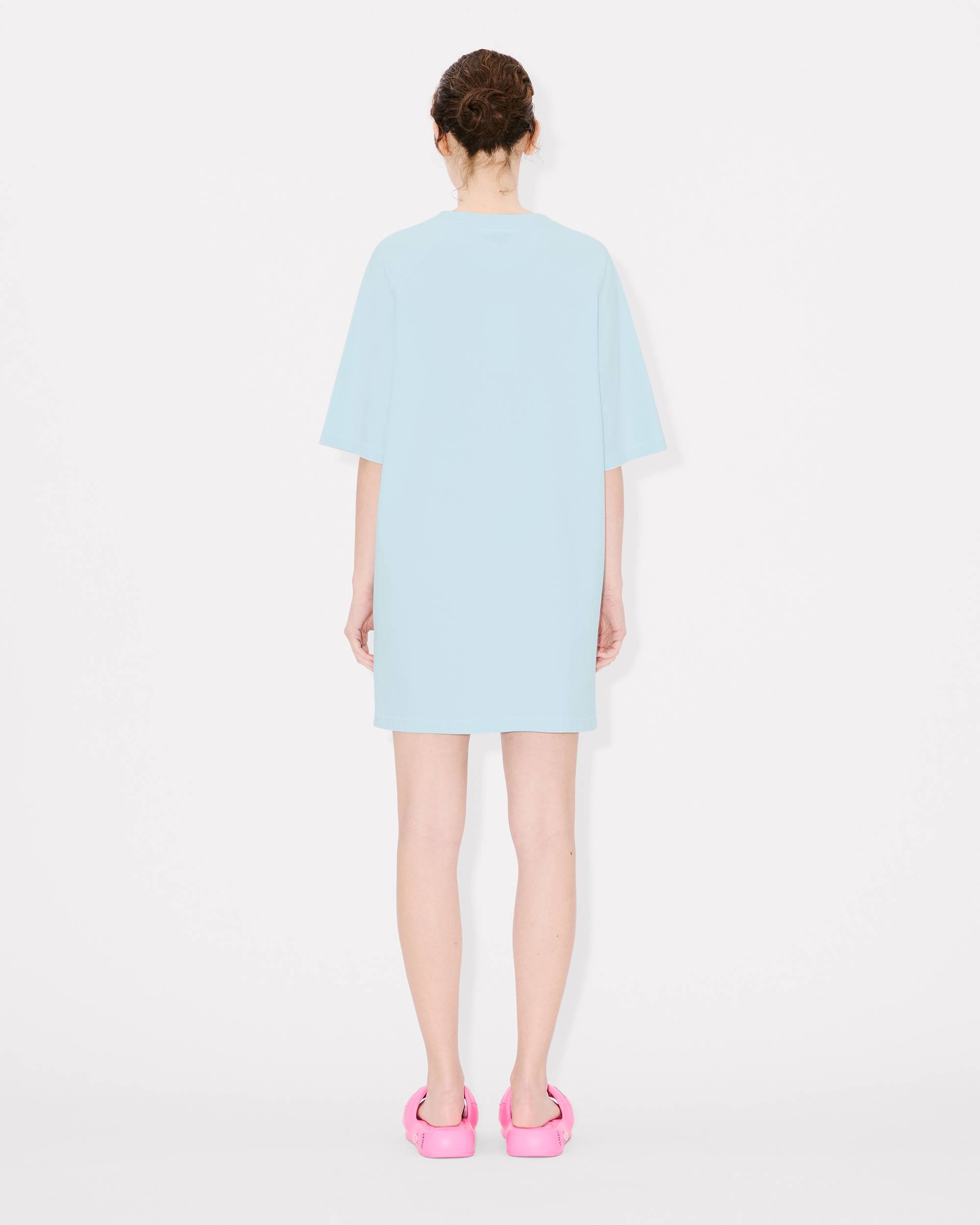 'KENZO Elephant Logo' embroidered T-shirt dress in cotton - 4