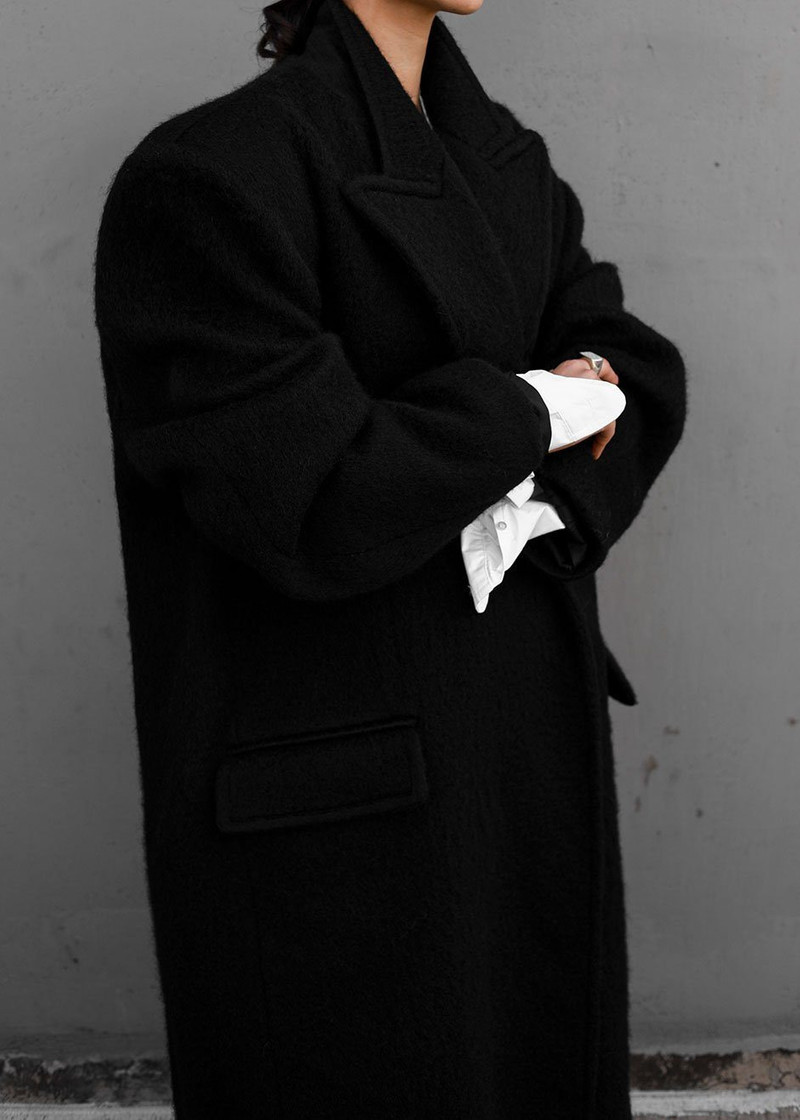John Oversized Coat - Black 7