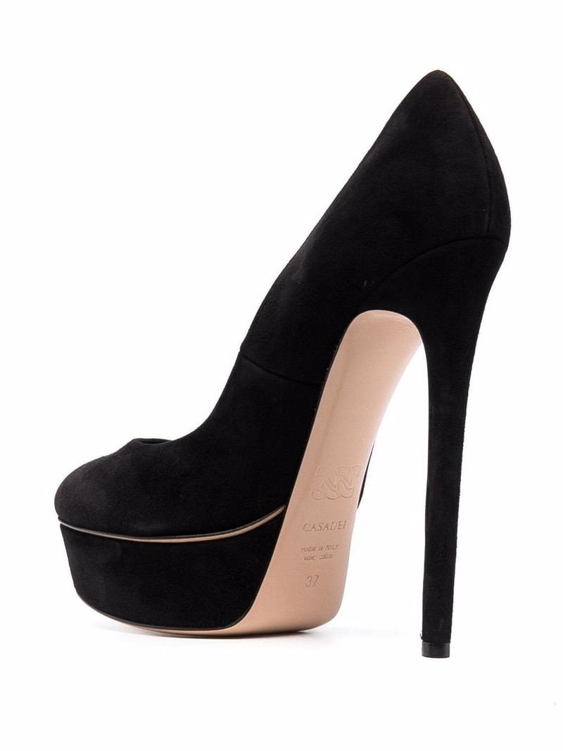 Flora suede-leather pumps 3