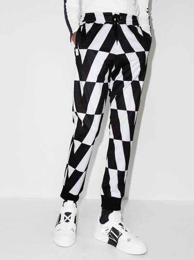 Valentino Optical tapered track pants outlook