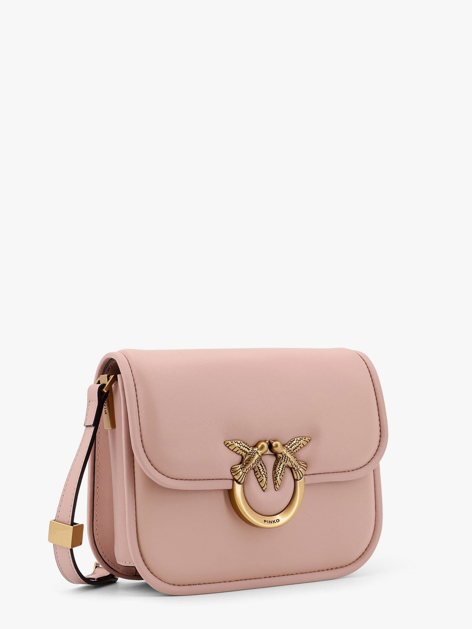 Pinko Love Box Leather Crossbody Bag - 3