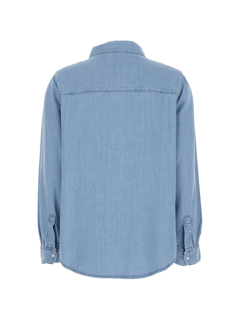 ba&sh Adali button-front denim shirt outlook