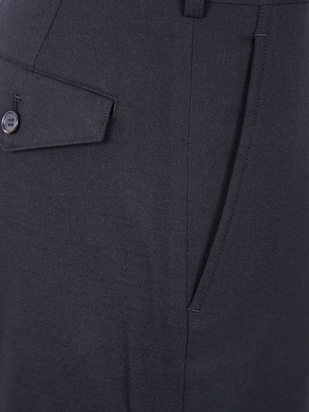 pleated cuffed trousers - 3