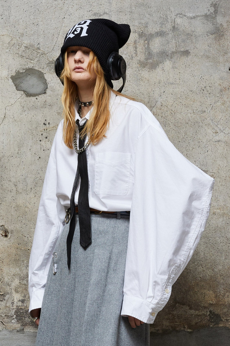 R13 ZIGGY BUTTON DOWN - WHITE outlook