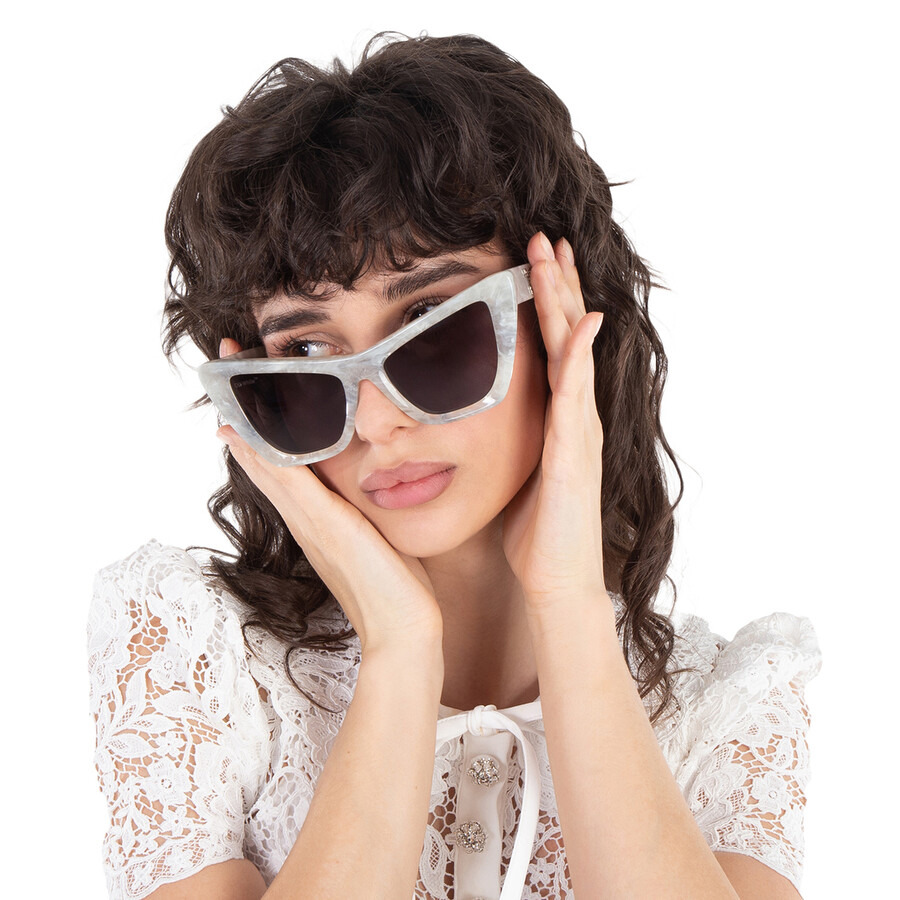 Off-White Edvard Grey Cat Eye Ladies Sunglasses OERI045 0807 57 - 2