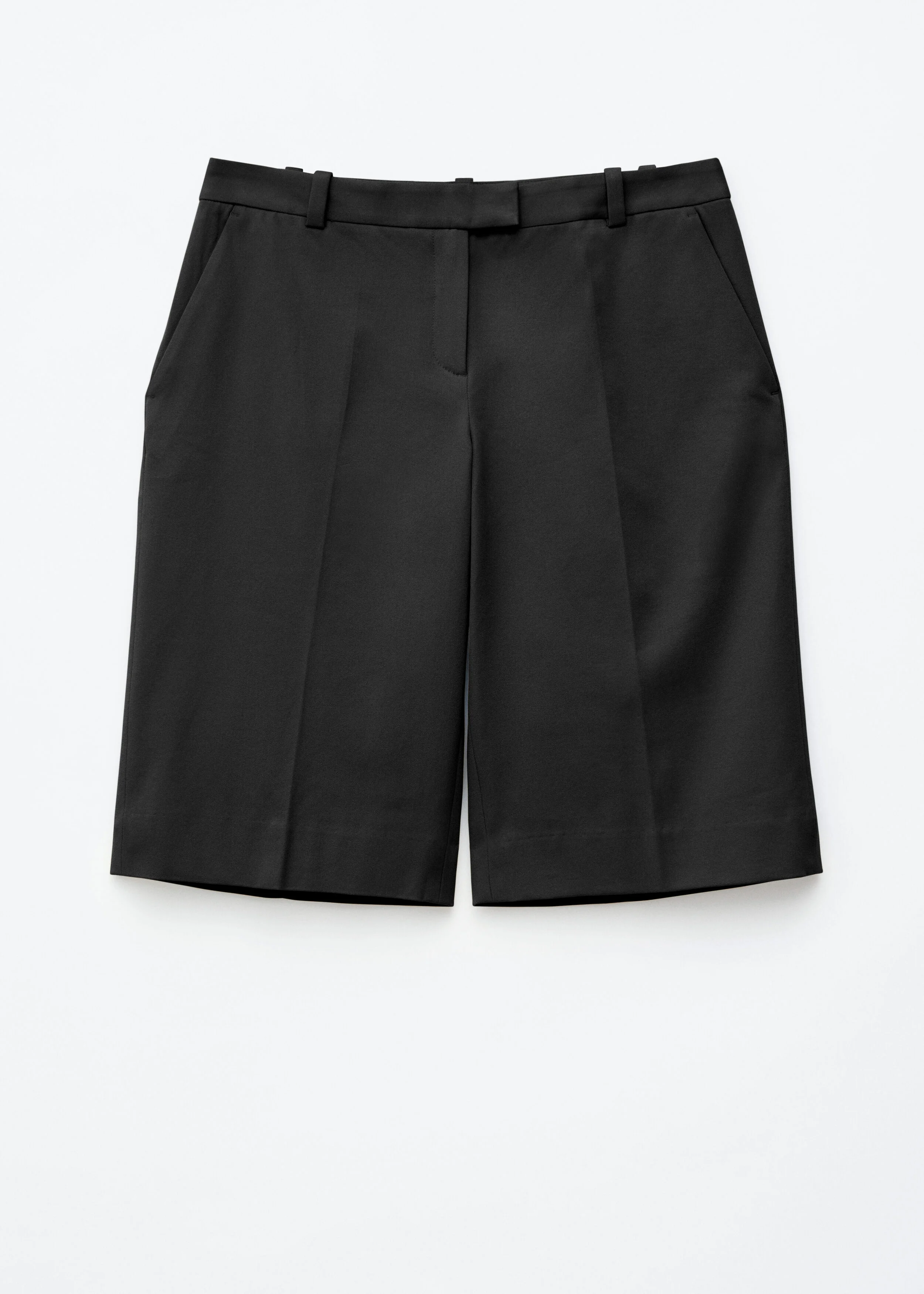 Tailored Knee-Length Shorts - 1