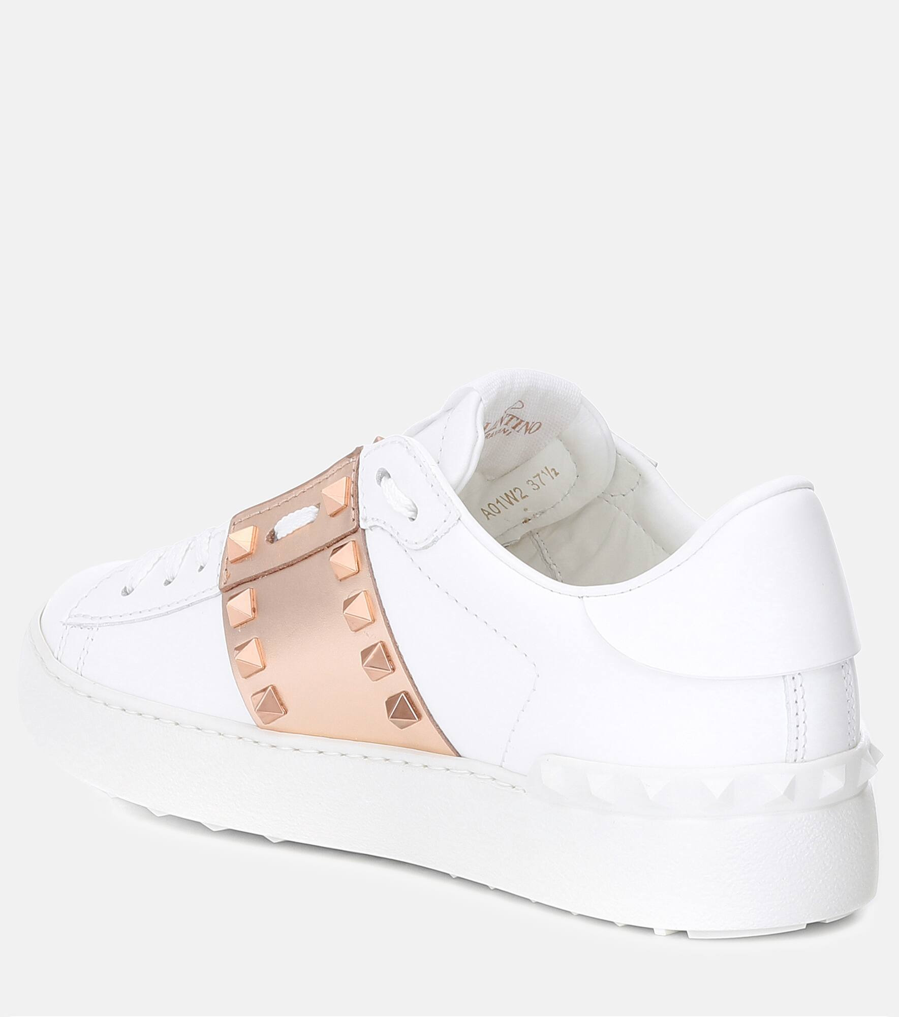 Valentino Garavani Rockstud Untitled leather sneakers - 2