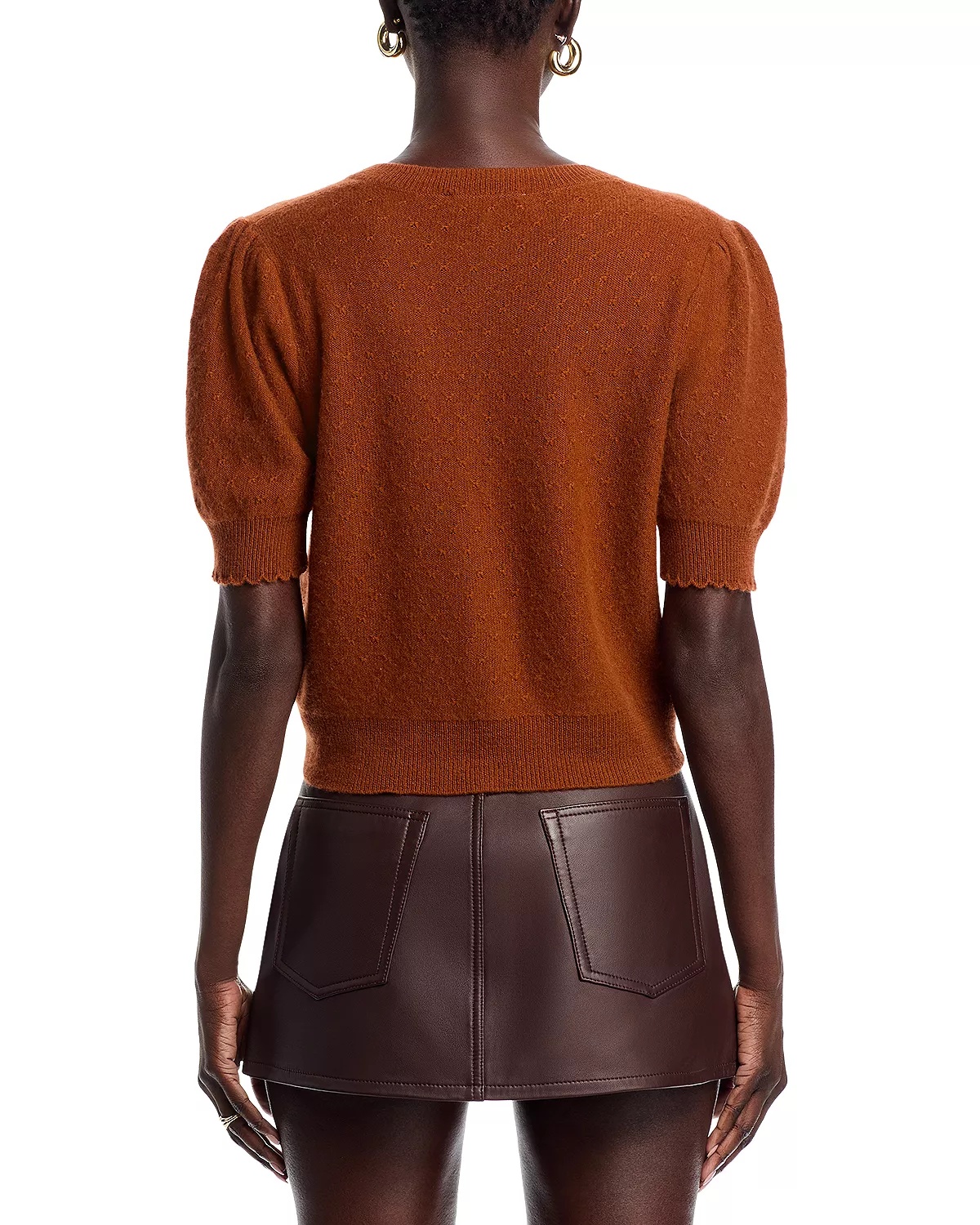 The Cashmere Pointelle Cardigan - 5