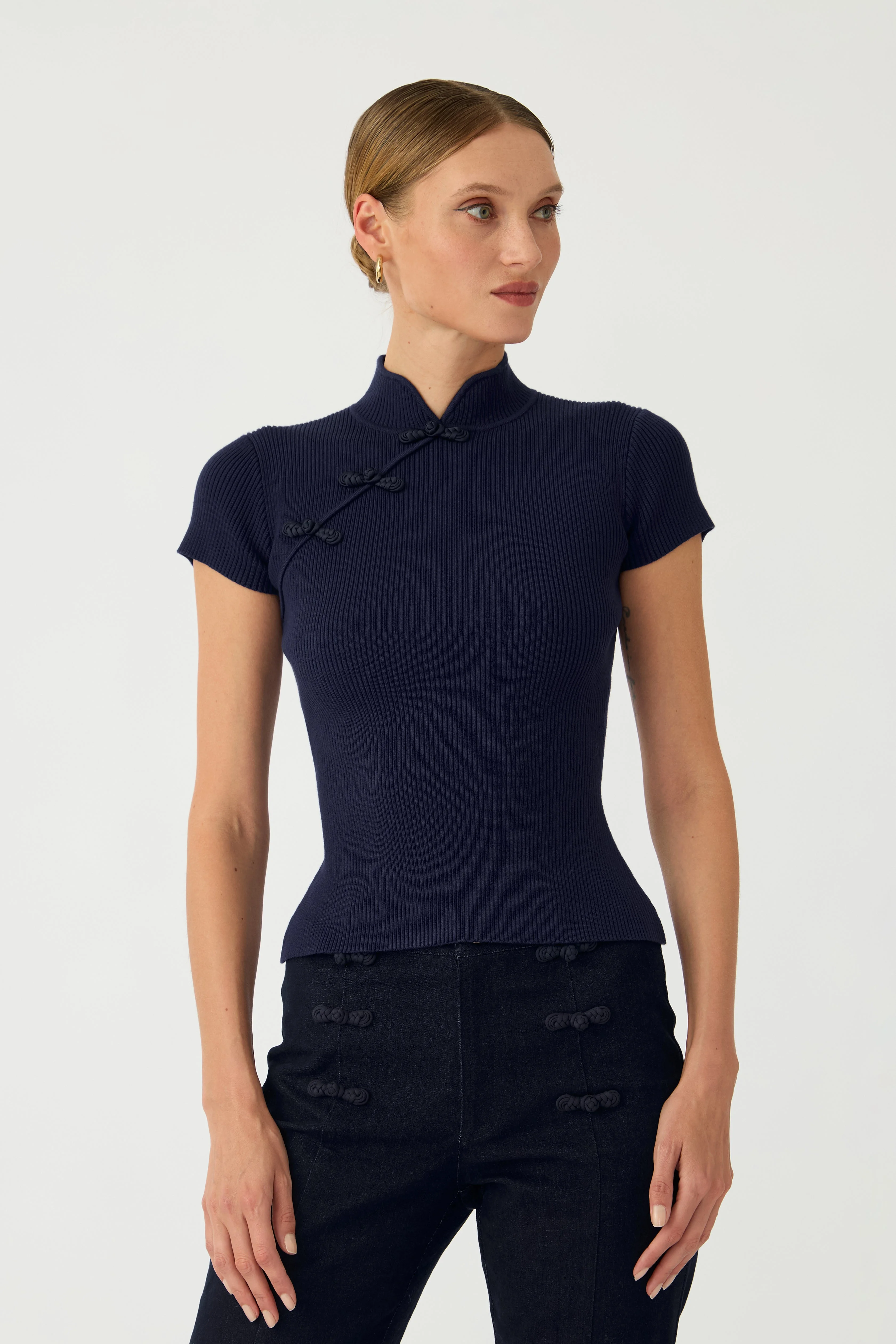 EVAN KNIT TOP - 1