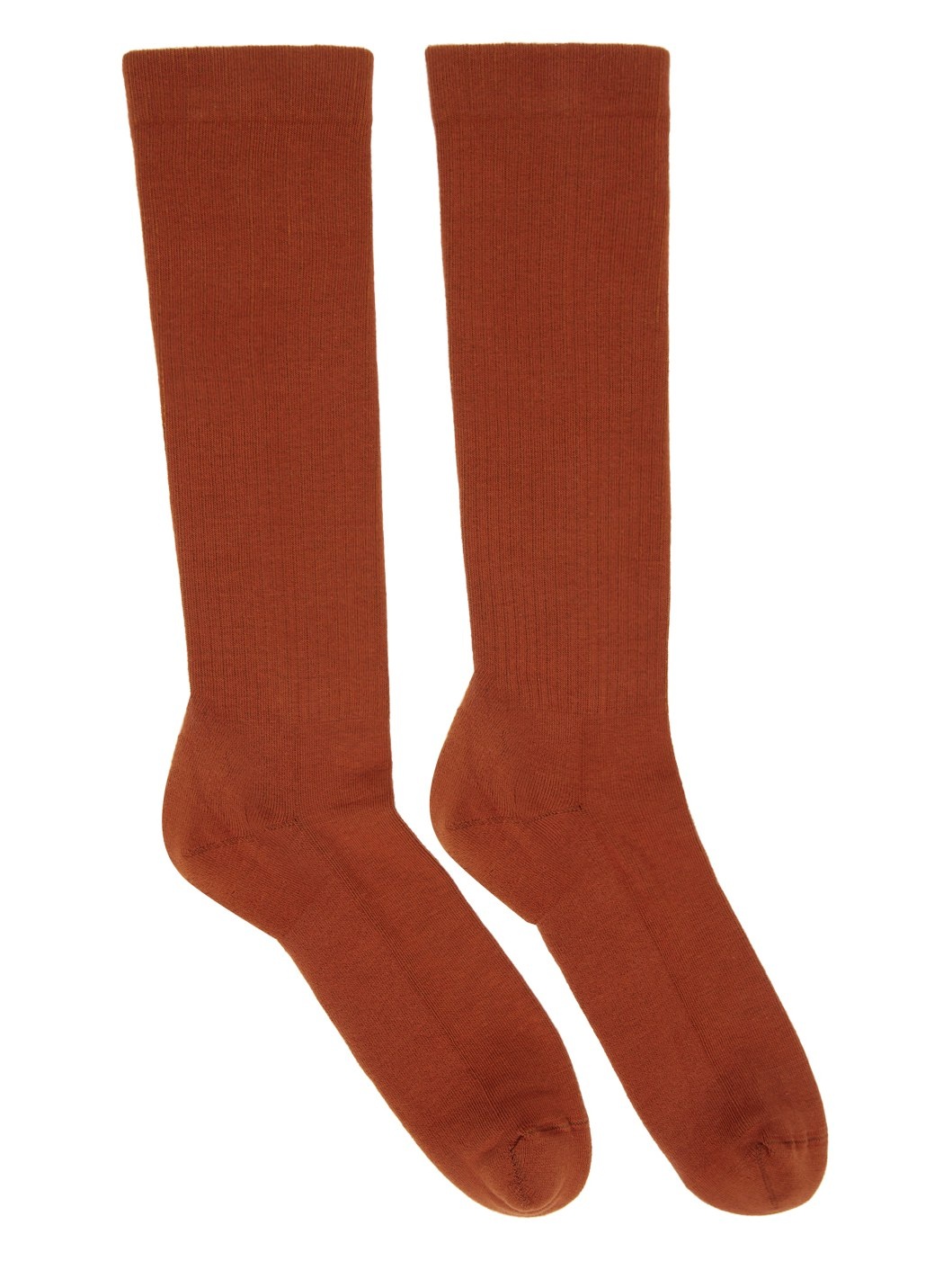 Orange Graphic Logo Socks - 1