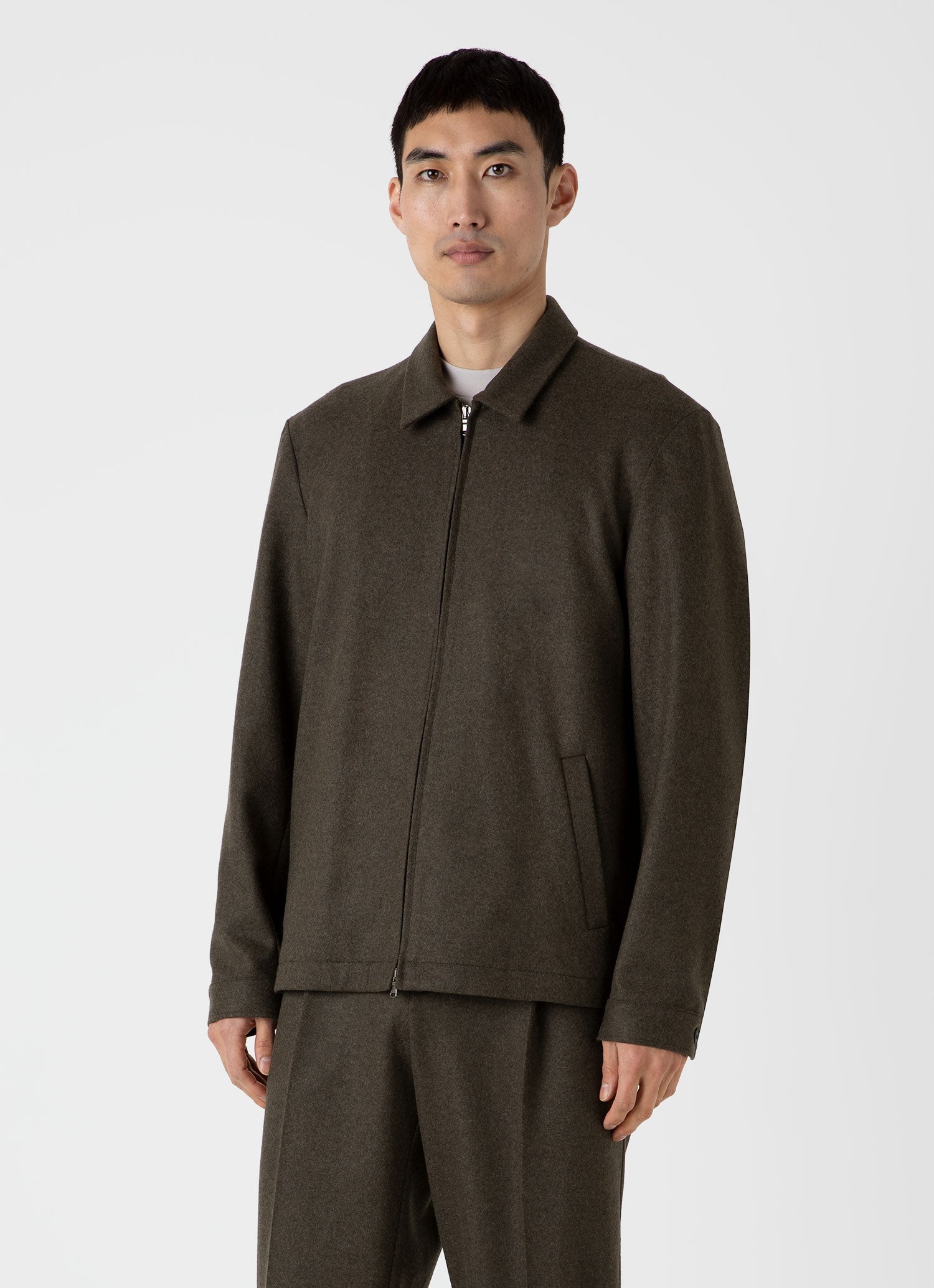 Boiled Wool Zip Jacket - 2
