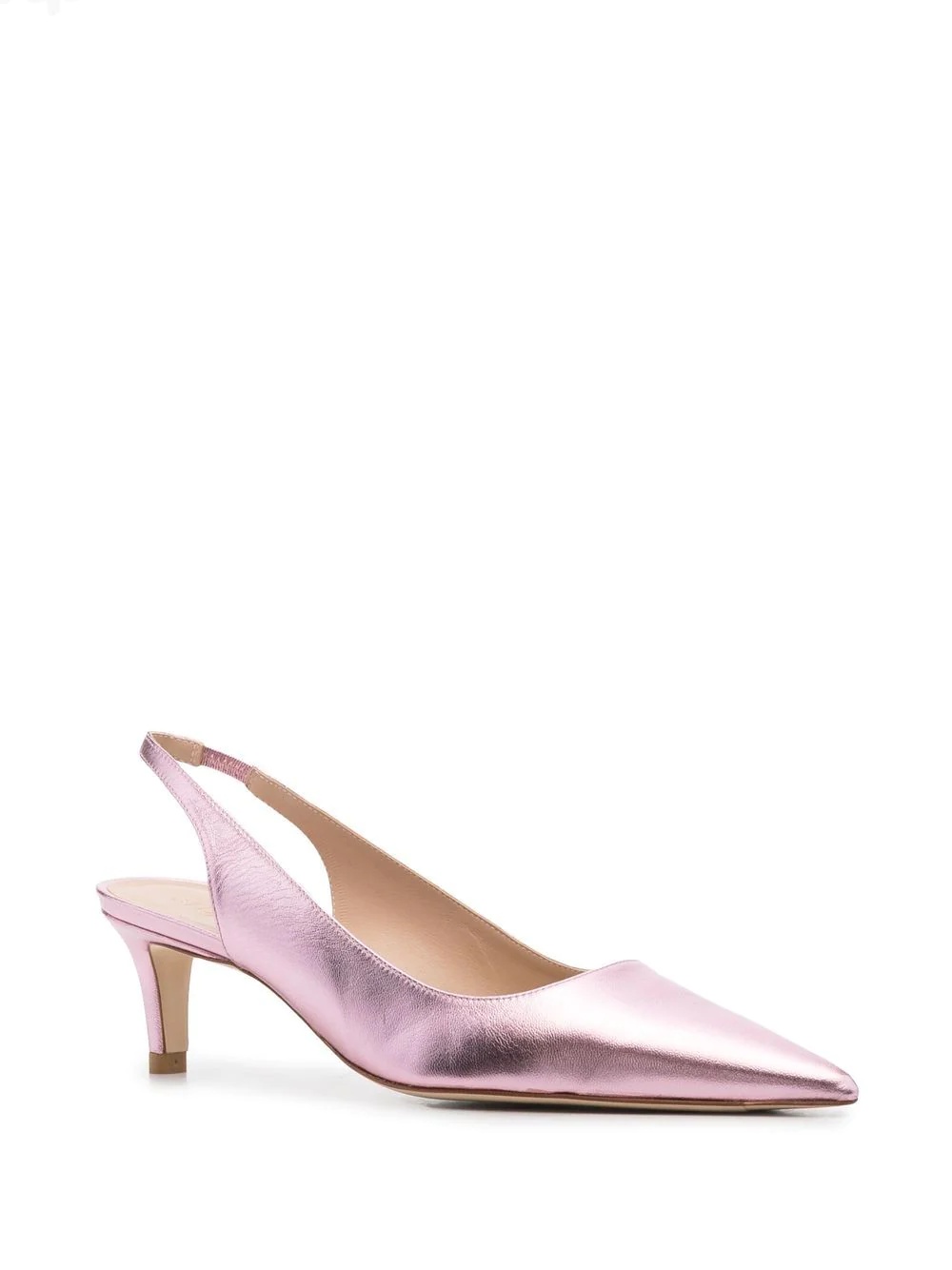 metallic-effect pointed pumps - 2