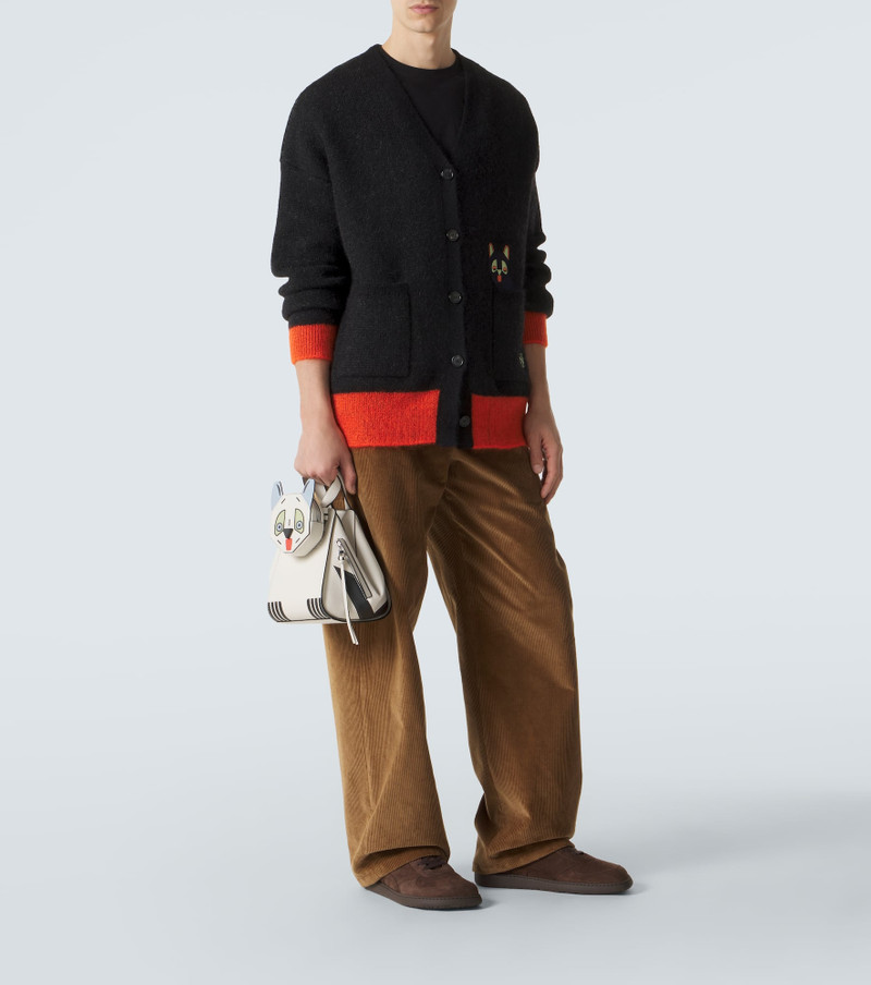 Loewe x Louis Wain Hammock leather top-handle bag outlook