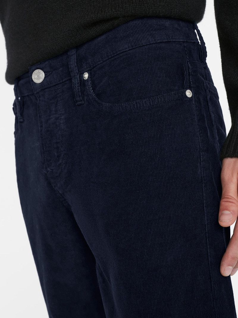 L'Homme Slim Corduroy in Navy 6