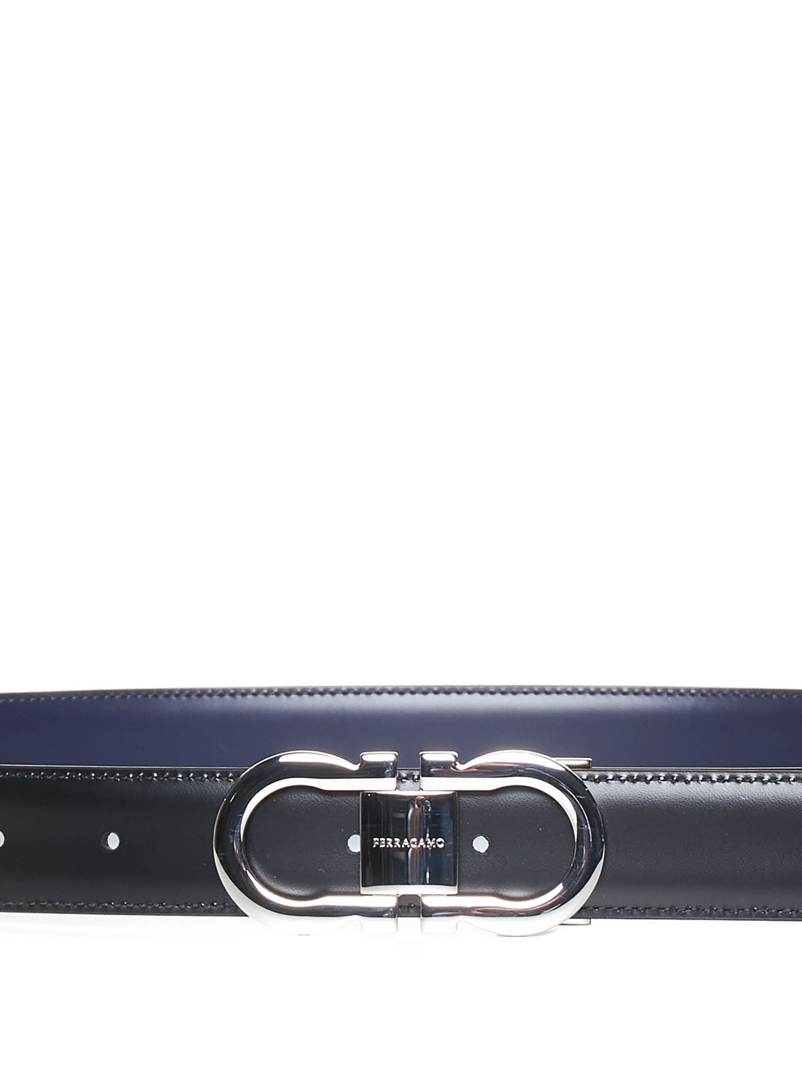Ferragamo Men Gancini Leather Reversible Belt - 4