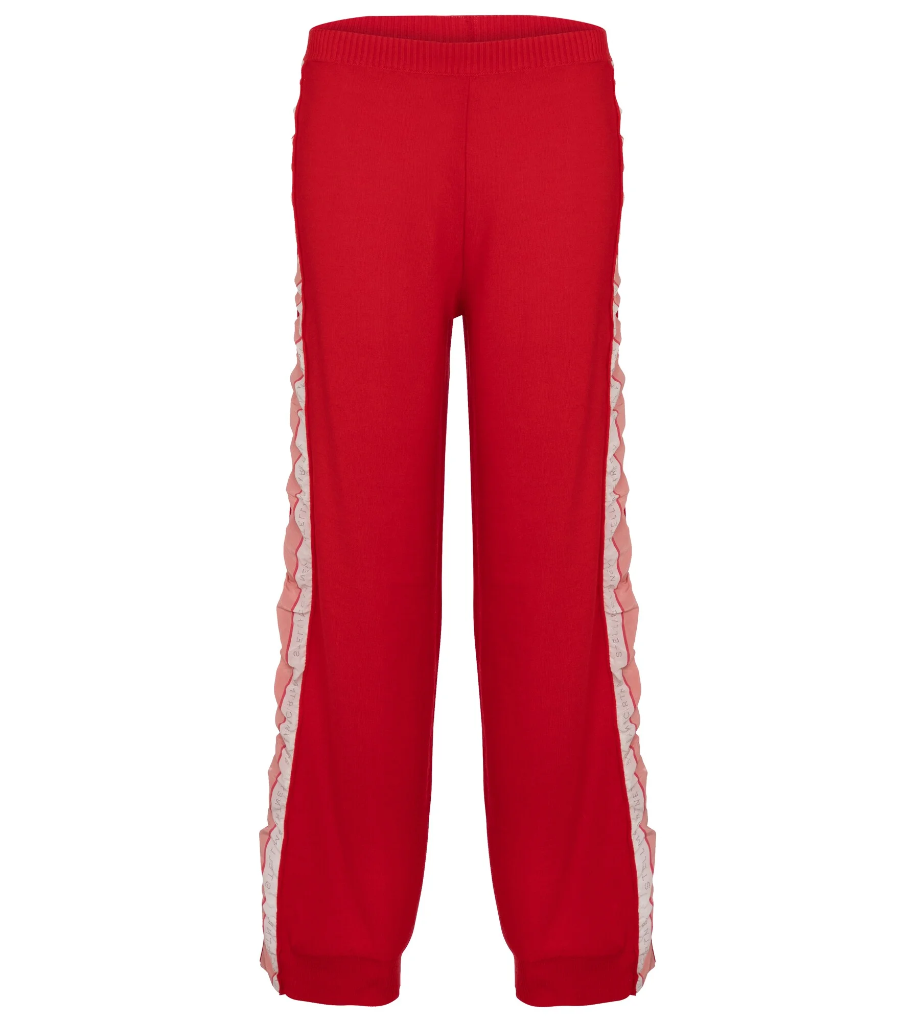 Silk-trimmed wool sweatpants - 1