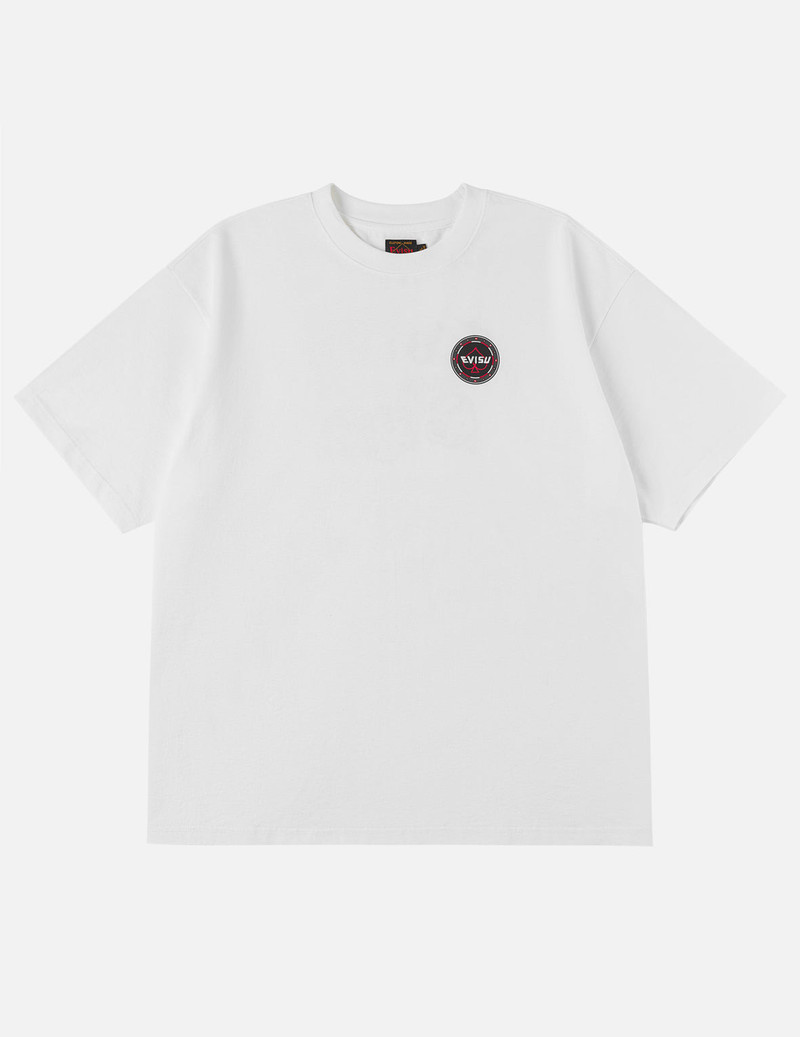 Poker Lucky Dice and Flocked Seagull T-shirt - White 4