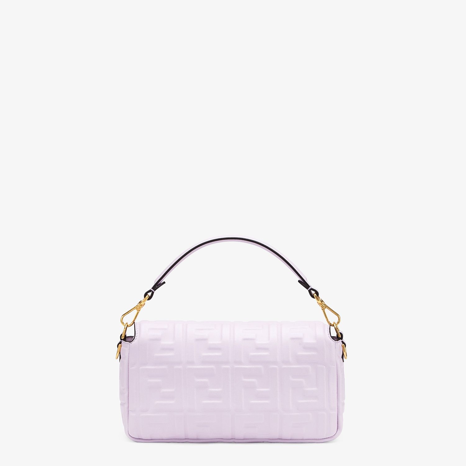 Lilac nappa leather FF Signature bag - 4