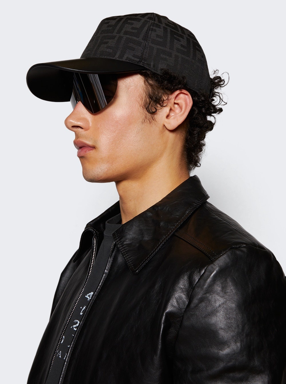 Eyecap Sunglasses With Baseball Cap Black - 3