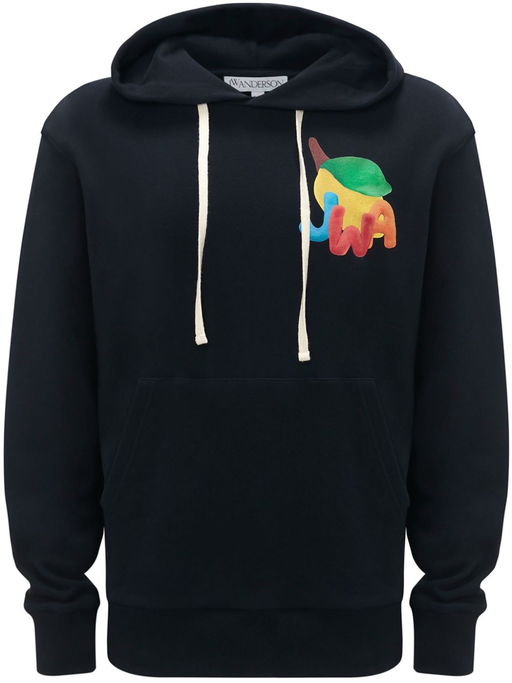 JWA Lemon-print cotton hoodie - 1
