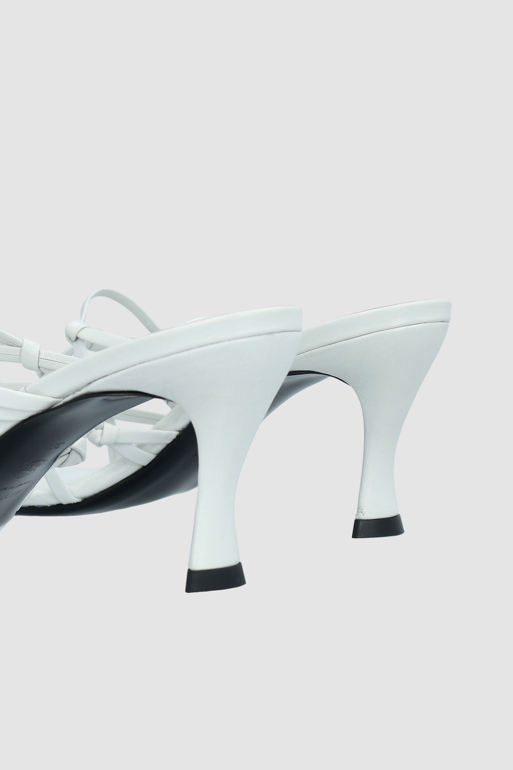 Malaya Burrata Creased Calf Leather Mule - 4