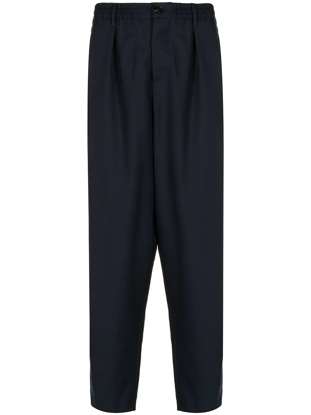 cropped tapered trousers - 1