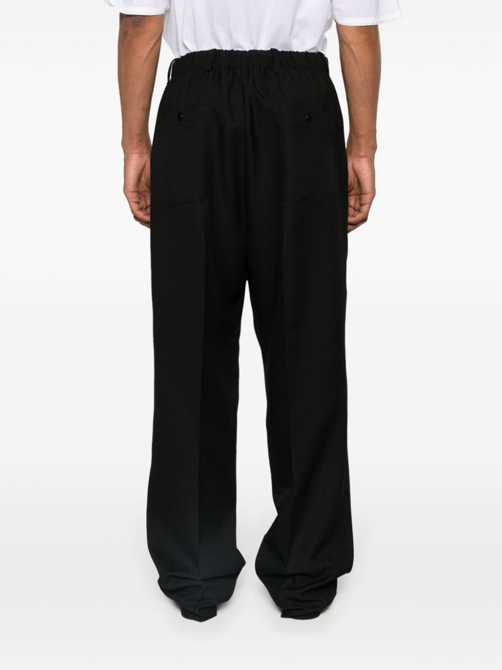 tailored straight-leg trousers - 4