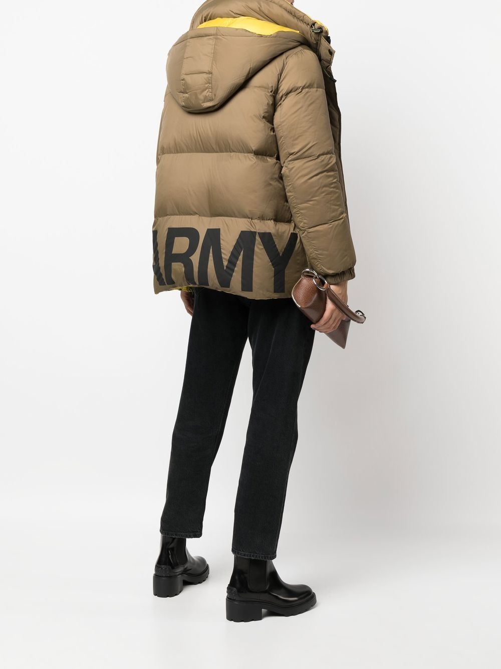two-tone reversible down jacket - 2