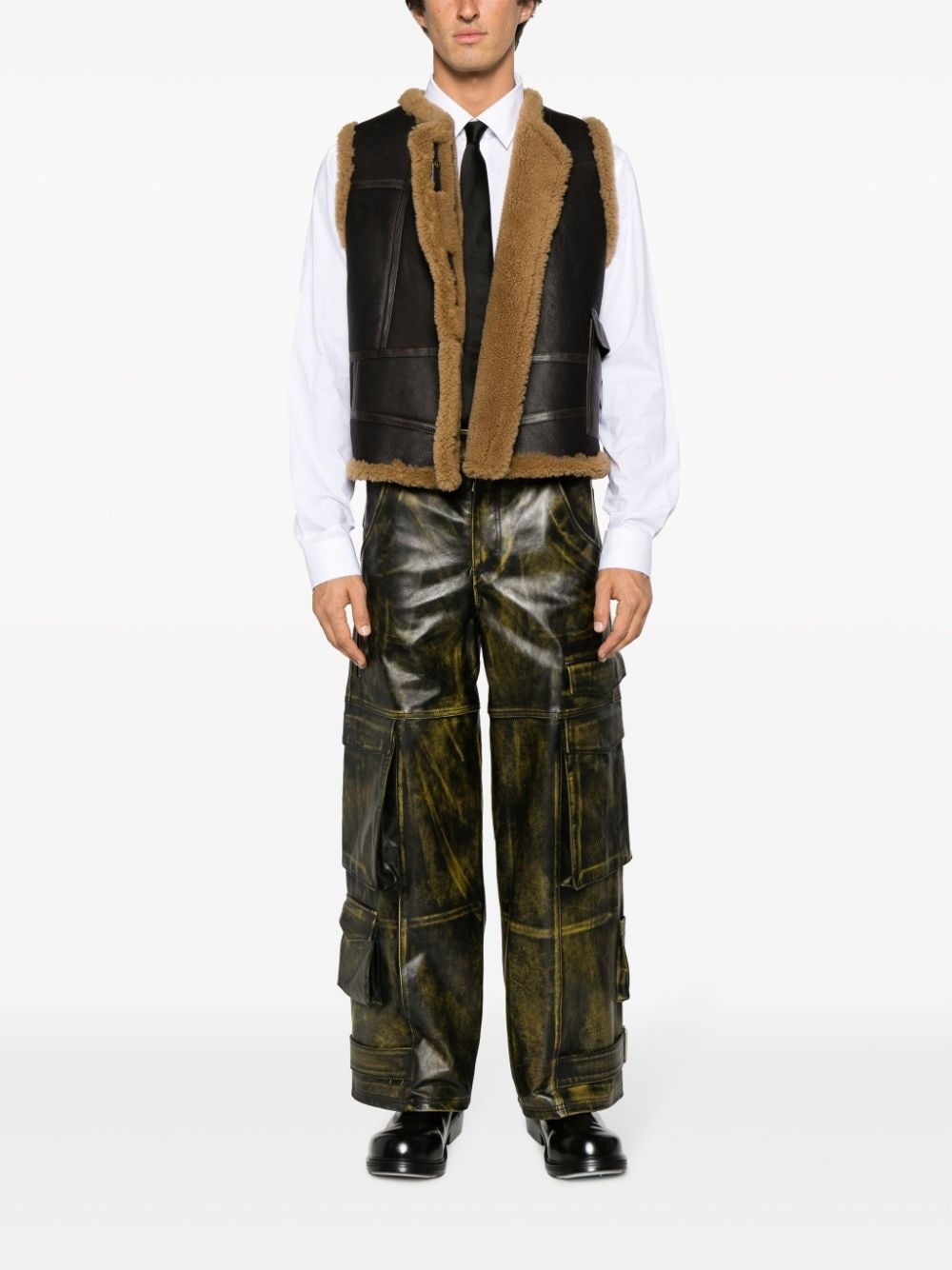 Rub-Off Ultracargo leather trousers - 2