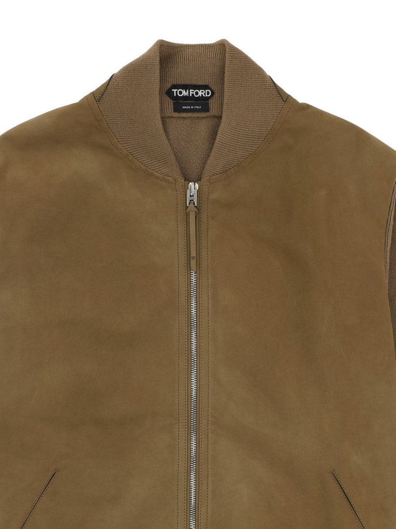 TOM FORD panelled bomber jacket outlook