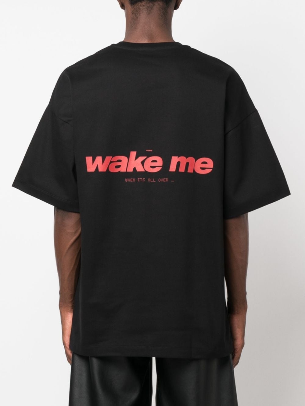 Wake Me crew-neck T-shirt - 4
