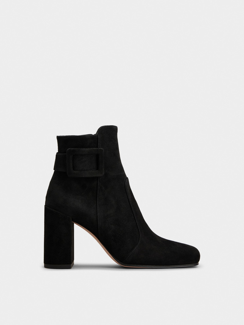 Booties in suede 1