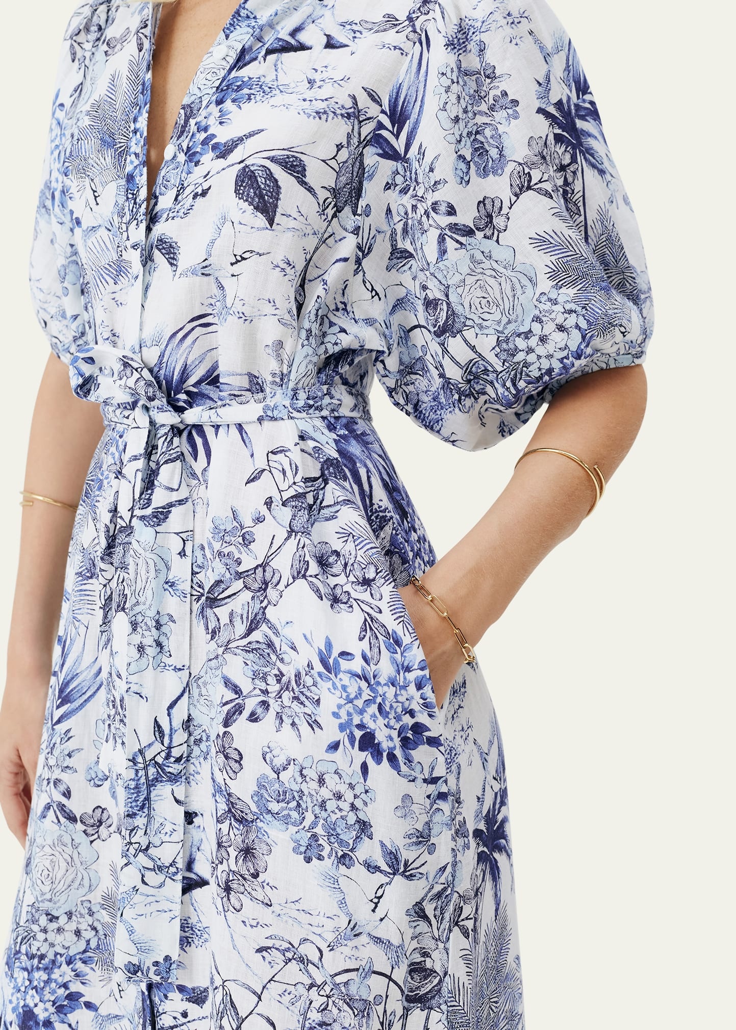 Kitty Belted Maxi Shirtdress - 4