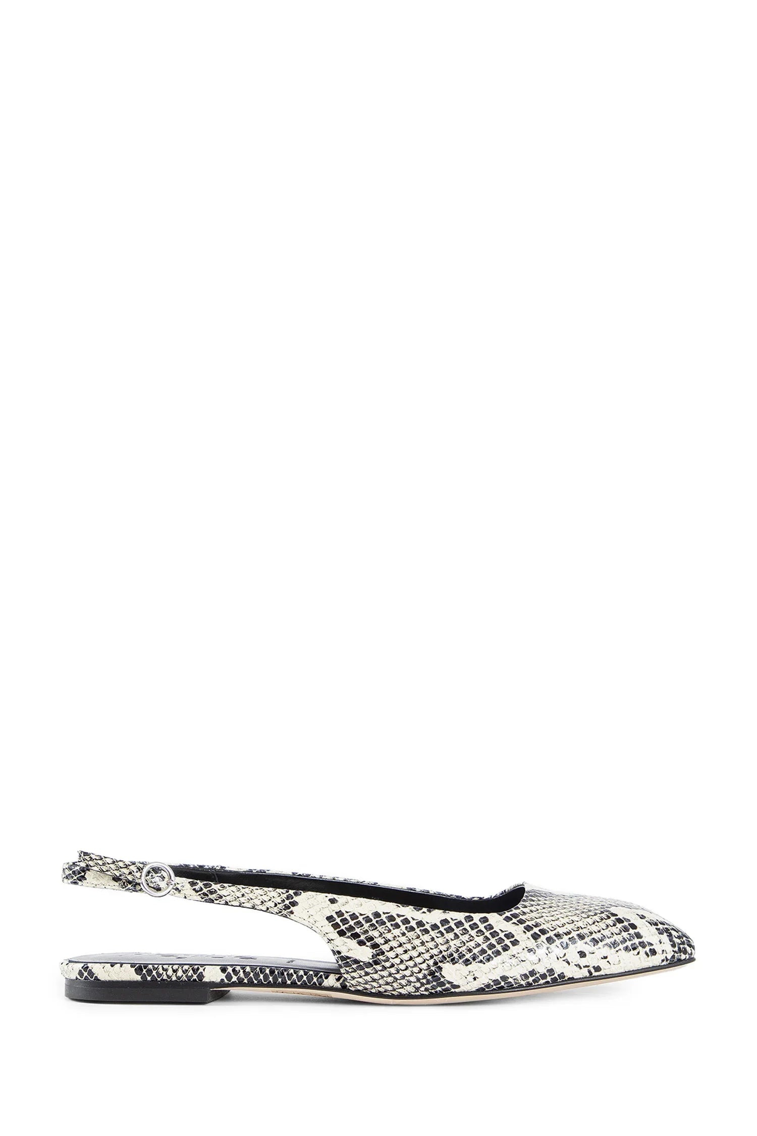 Geraldine-Snake-Print-Slingback-Flats - 1