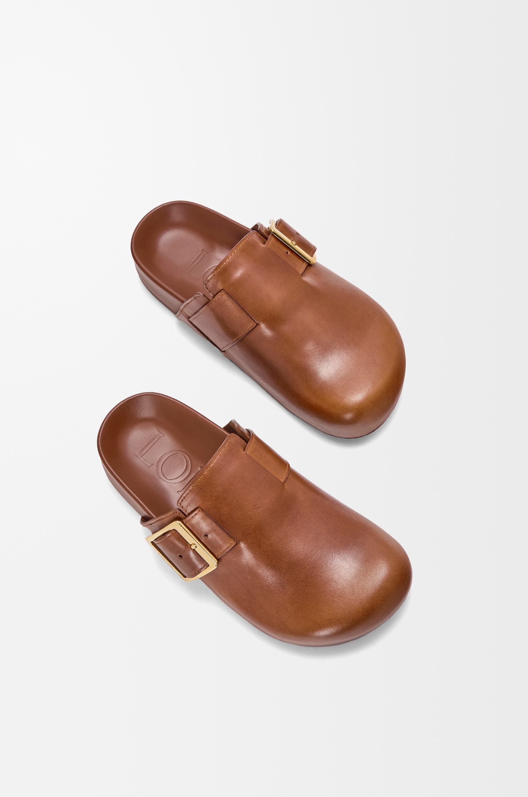 Ease Buckle mule in vegetable-tanned calfskin - 3