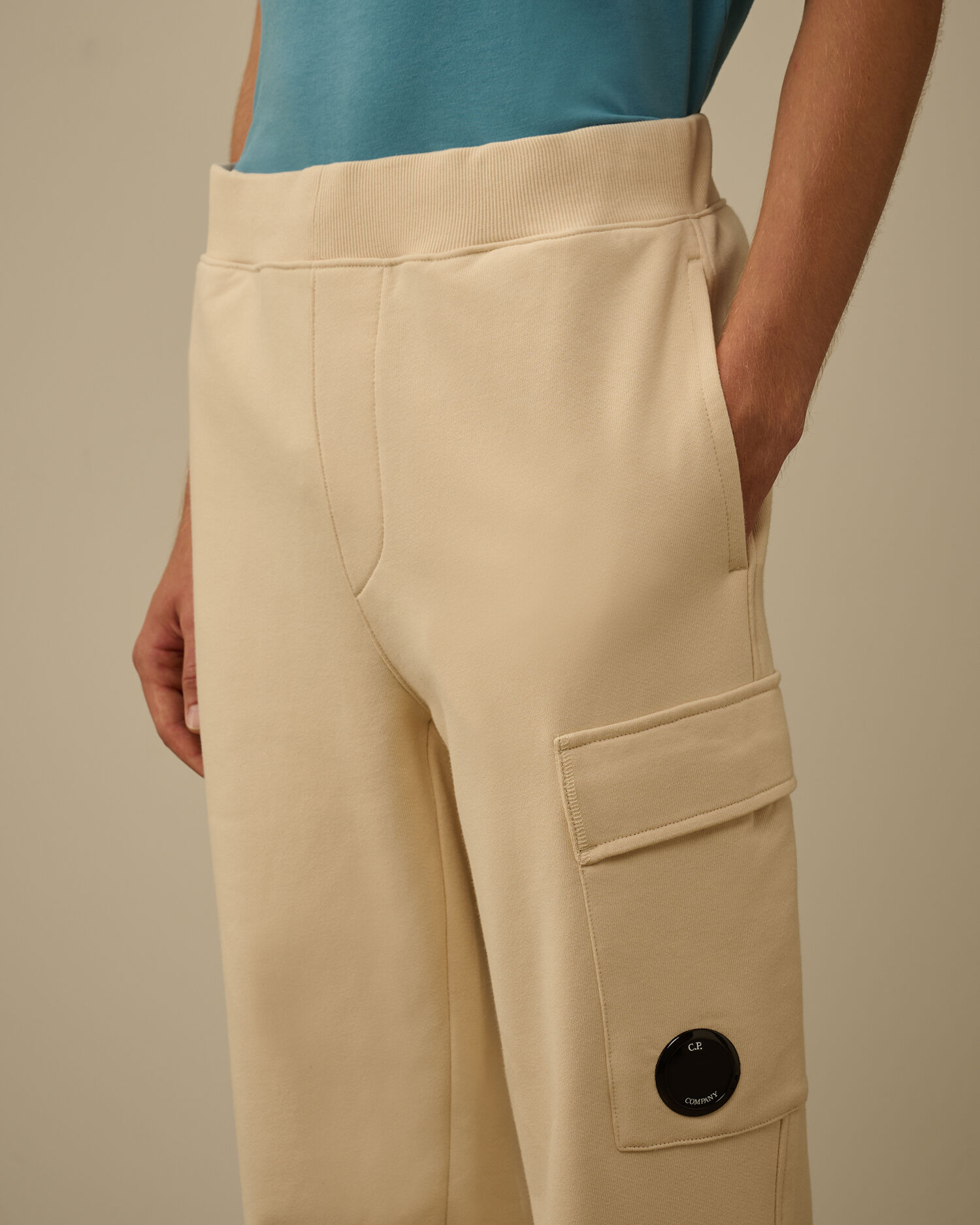 Diagonal Raised Fleece Lens Sweatpants - 5