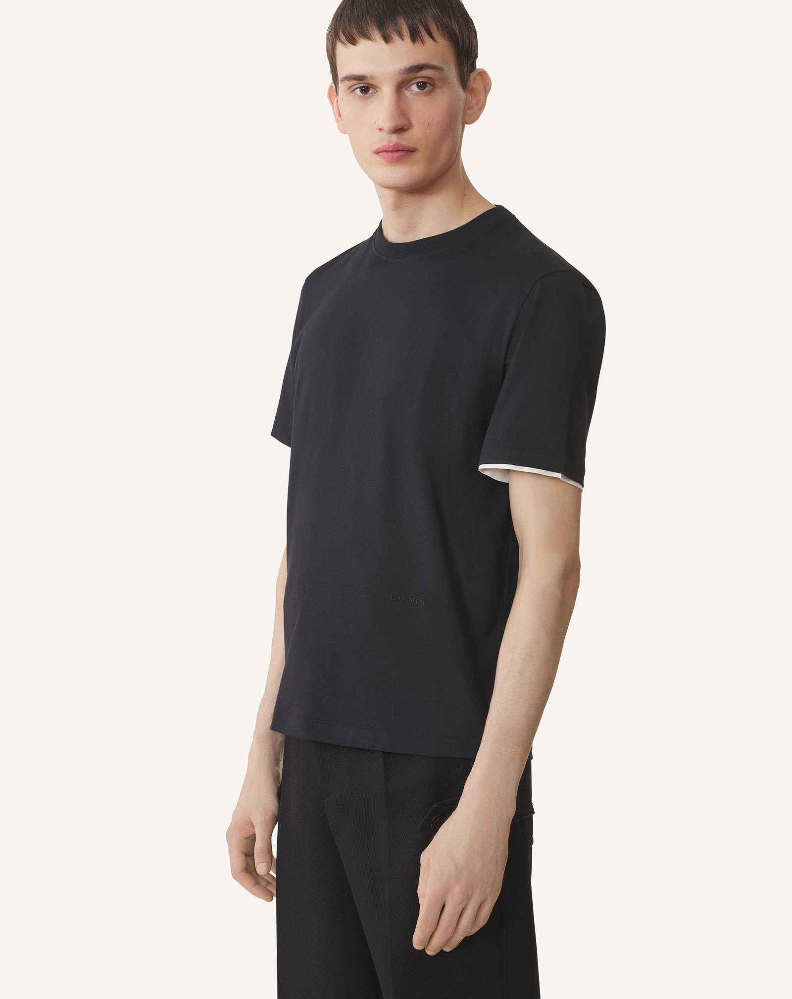 SILK DETAIL T-SHIRT - 3